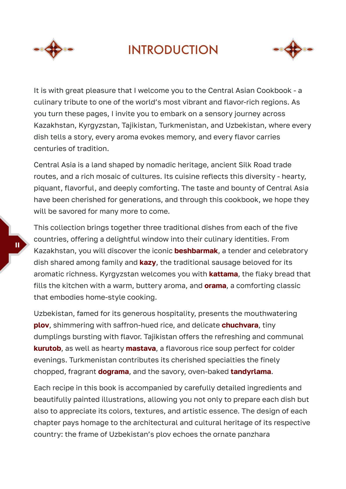 The Central Asian Cookbook page 1