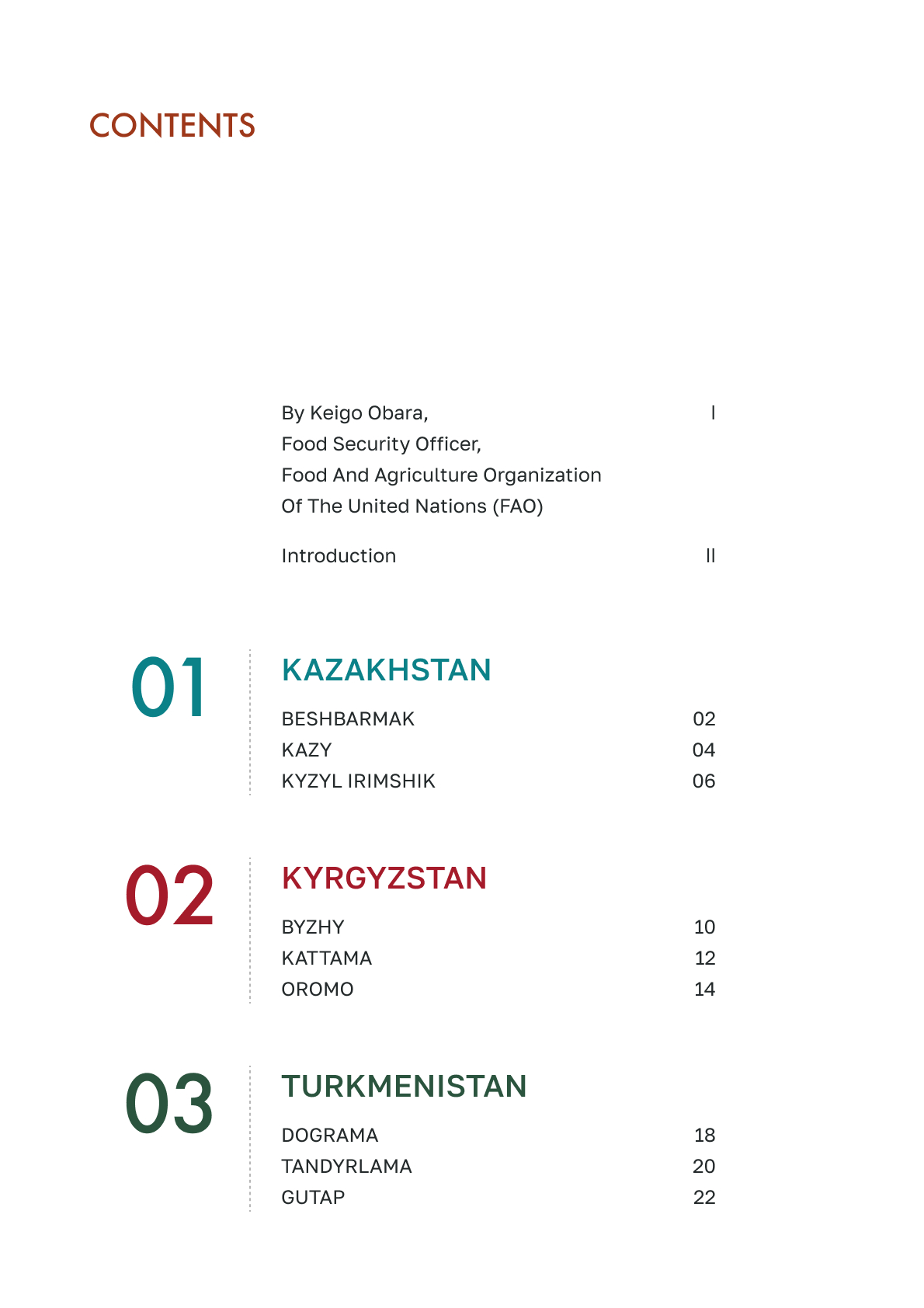 The Central Asian Cookbook page 3